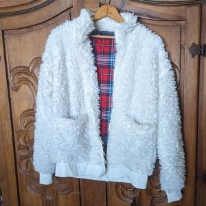 Women's M PJ Salvage White Jacket